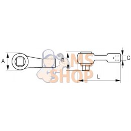 8955N/A;BAHCO;Accessoires pour cliquet 3/4". 0;pièce détachée