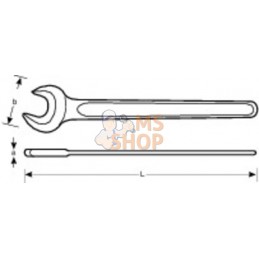 894M-13;BAHCO;Clé à fourche simple;pièce détachée