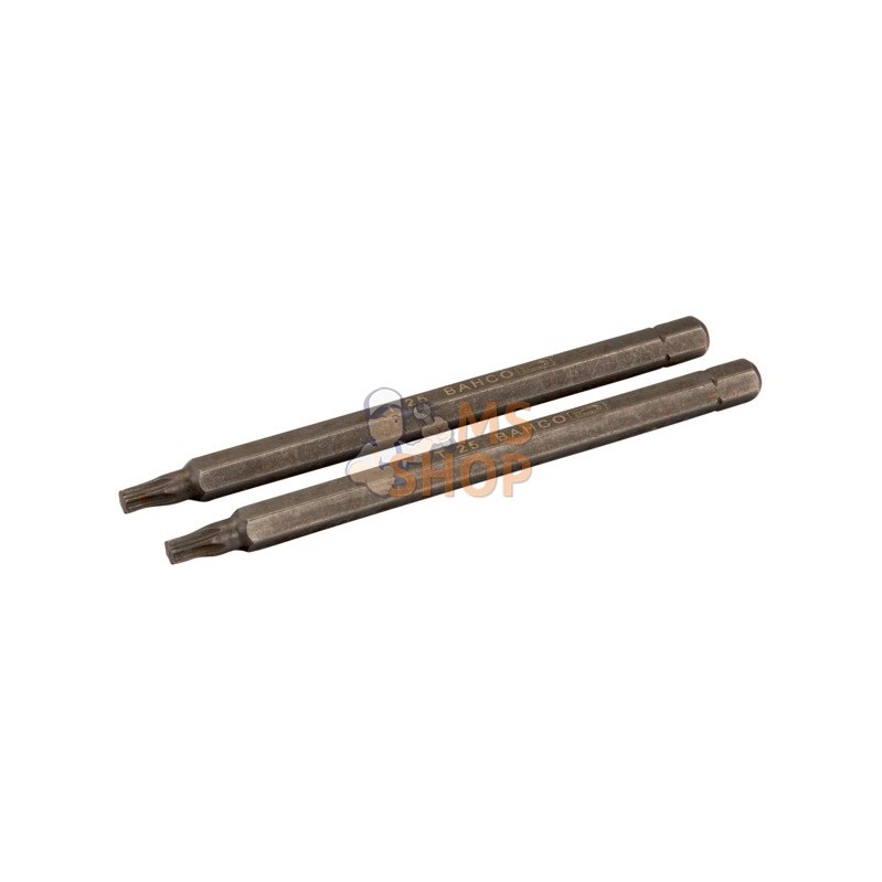 8930-2P;BAHCO;Lame 6 pans 1/4" pour vis TORX®, 100mm;pièce détachée 8930-2P;BAHCO;Lame 6 pans 1/4" pour vis TORX®, 100mm;pièce détachée