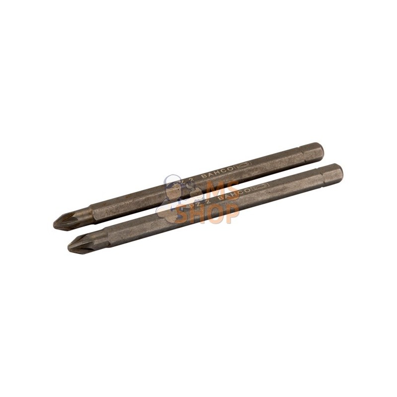 8820-2P;BAHCO;Lame 6 pans 1/4" pour vis Pozidriv® , 100mm;pièce détachée 8820-2P;BAHCO;Lame 6 pans 1/4" pour vis Pozidriv® , 100mm;pièce détachée