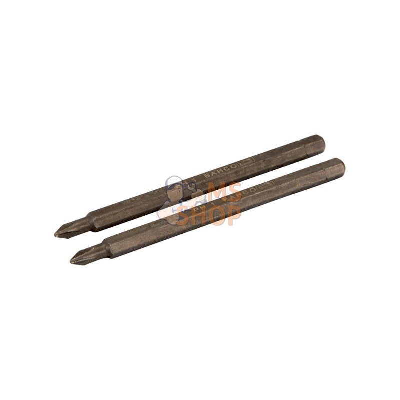 8600-2P;BAHCO;Lame 6 pans 1/4" pour vis Phillips®, 100mm;pièce détachée 8600-2P;BAHCO;Lame 6 pans 1/4" pour vis Phillips®, 100mm;pièce détachée