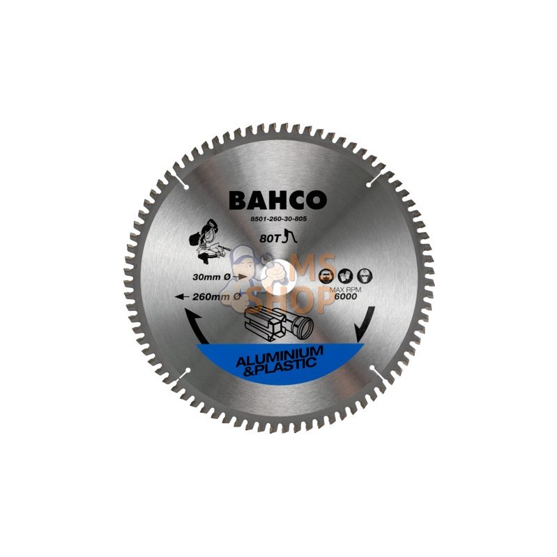 8501-305-30-96S;BAHCO;Lames de scie circulaire pour l’aluminium et le plastique pour scies à onglets;pièce détachée 8501-305-30-96S;BAHCO;Lames de scie circulaire pour l’aluminium et le plastique pour scies à onglets;pièce détachée