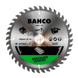 8501-184-16-24;BAHCO;Lames de scie circulaire pour le bois pour scies portatives et sur table;pièce détachée