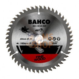 8501-160-20-48XF;BAHCO;Lames de scie circulaire pour le bois pour scies plongeantes;pièce détachée