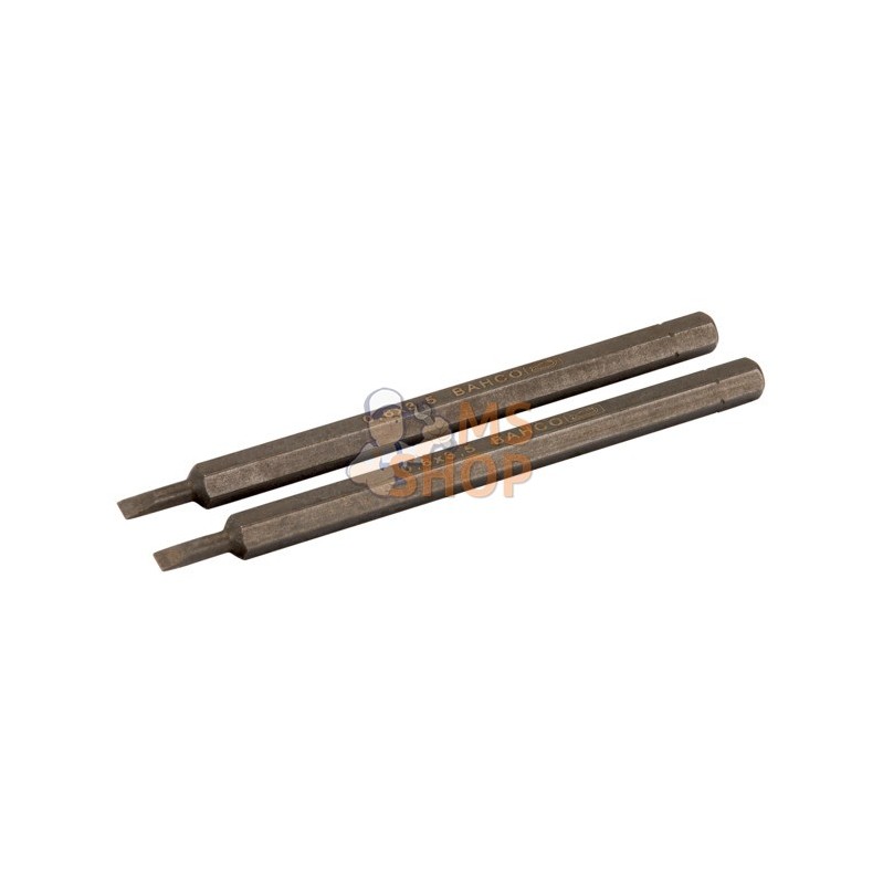 8252-2P;BAHCO;Lame 6 pans 1/4" pour vis à fente, 100mm;pièce détachée 8252-2P;BAHCO;Lame 6 pans 1/4" pour vis à fente, 100mm;pièce détachée