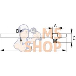8154-11;BAHCO;Poignée coulissante en T 1/2";pièce détachée