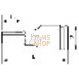 7993S0120;BAHCO;Douilles à choc tournevis carré conducteur 1/2" pour vis 6 pans, avec finition phosphatée;pièce détachée