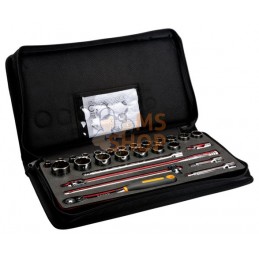 7827DST;BAHCO;Jeu de douilles 1/2", 27 pcs;pièce détachée