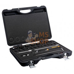 7825MBP;BAHCO;Jeu de douilles 1/2", 25 pièces;pièce détachée