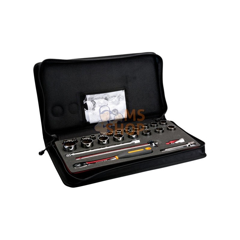 7825DST;BAHCO;Jeu de douilles 1/2", 25 pcs;pièce détachée 7825DST;BAHCO;Jeu de douilles 1/2", 25 pcs;pièce détachée