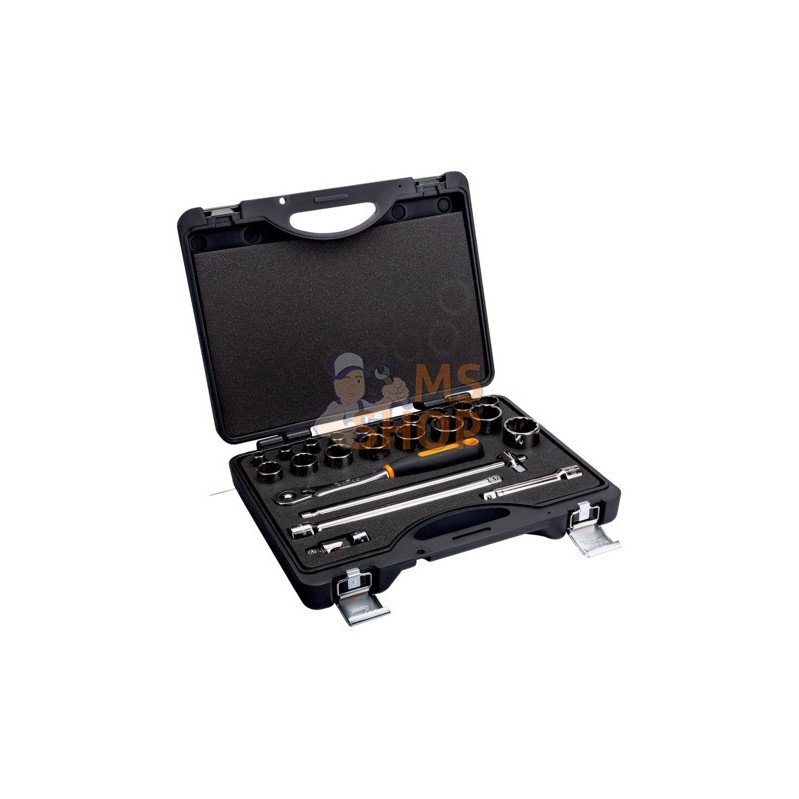 7823DZS;BAHCO;Jeu de douilles 1/2", AF, 23 pcs;pièce détachée