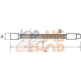 7759;BAHCO;Rallonge extensible 3/8";pièce détachée