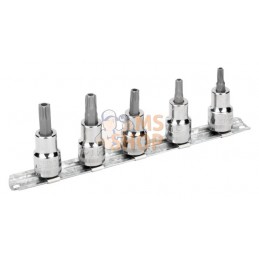 7409TORX-TRR/S5;BAHCO;Jeu de 5 douilles tvis 3/8 TORX™;pièce détachée