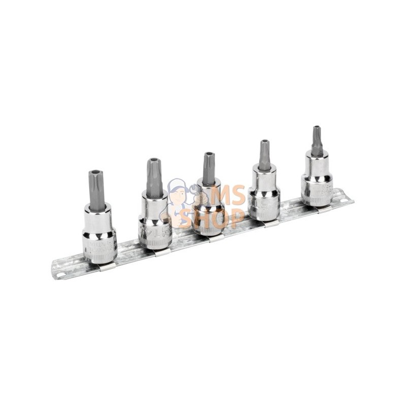 7409TORX-TRR/S5;BAHCO;Jeu de 5 douilles tvis 3/8 TORX™;pièce détachée 7409TORX-TRR/S5;BAHCO;Jeu de 5 douilles tvis 3/8 TORX™;pièce détachée