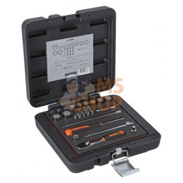 6730MBP;BAHCO;Jeu de douilles 1/4", 26 pièces;pièce détachée