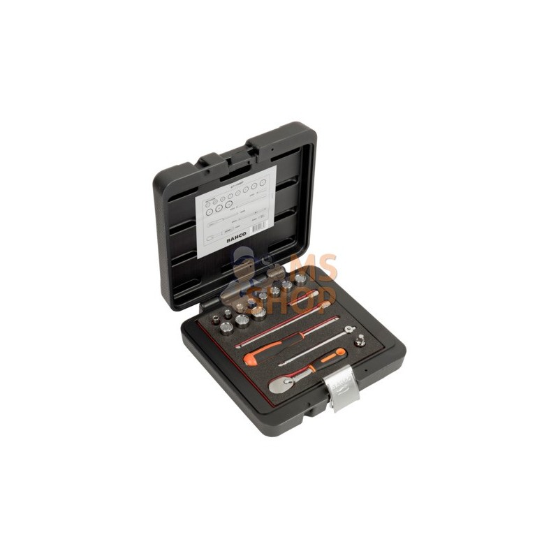 6717MBP;BAHCO;Jeu de douilles 1/4", 17 pièces;pièce détachée 6717MBP;BAHCO;Jeu de douilles 1/4", 17 pièces;pièce détachée
