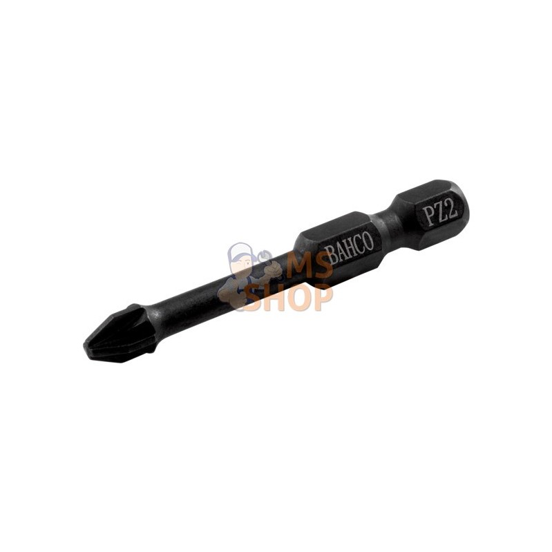 66IM/50PZ2-2P;BAHCO;Jeu d'embouts à choc usage intensif 1/4" pour vis Pozidriv 50 mm;pièce détachée 66IM/50PZ2-2P;BAHCO;Jeu d'embouts à choc usage intensif 1/4" pour vis Pozidriv 50 mm;pièce détachée