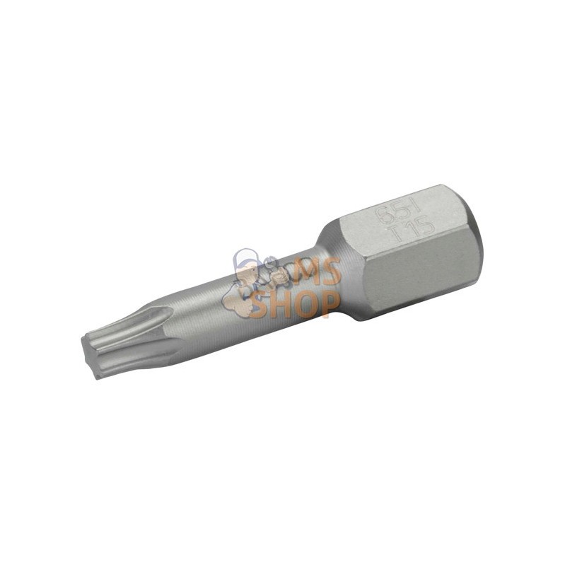 65I/T15;BAHCO;Embouts à torsion en acier inoxydable Torx® - 25 mm;pièce détachée 65I/T15;BAHCO;Embouts à torsion en acier inoxydable Torx® - 25 mm;pièce détachée