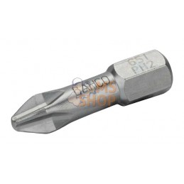 65I/PH1;BAHCO;Embouts à torsion en acier inoxydable Phillips - 25 mm;pièce détachée