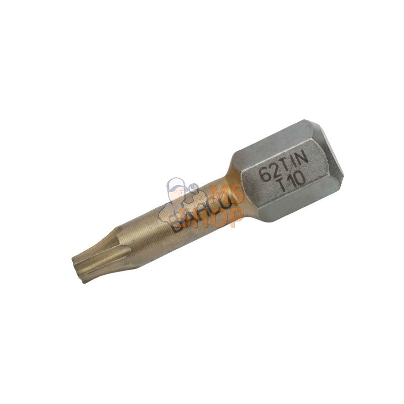 62TIN/T15;BAHCO;Embouts à torsion en titane TORX® - 25 mm;pièce détachée 62TIN/T15;BAHCO;Embouts à torsion en titane TORX® - 25 mm;pièce détachée