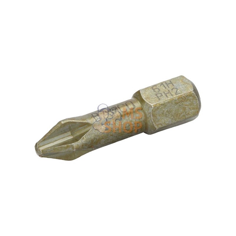 61H/PH2;BAHCO;Embouts à torsion extra durs Phillips - 25 mm;pièce détachée 61H/PH2;BAHCO;Embouts à torsion extra durs Phillips - 25 mm;pièce détachée