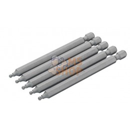 59S/HBALL-3P;BAHCO;Embouts standard 6 pans pointe sphérique métrique - 89 mm;pièce détachée