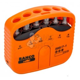 59S/7-1;BAHCO;Jeu d’embouts standard et porte-embouts - 7 pcs;pièce détachée