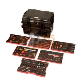 4750RCWD4FF1;BAHCO;Caisse rigide 4750RCWD4 complète, 162 outils;pièce détachée