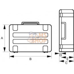 4750RCHDW02;BAHCO;Valise à outils rigide haute protection avec roues;pièce détachée