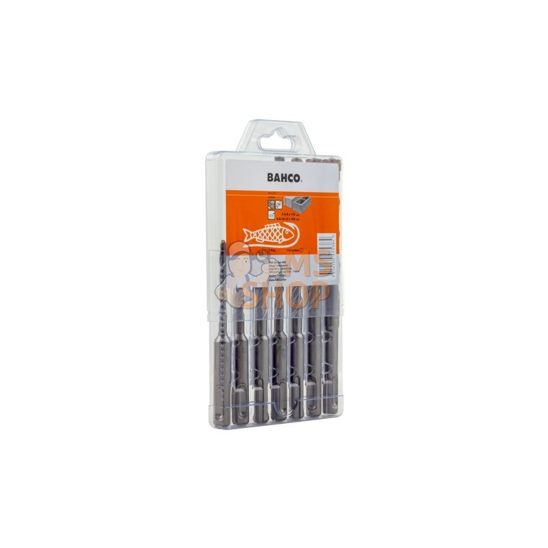 4652-SET-7;BAHCO;Jeu de forets SDS+2C pour béton armé - 7 pcs;pièce détachée 4652-SET-7;BAHCO;Jeu de forets SDS+2C pour béton armé - 7 pcs;pièce détachée