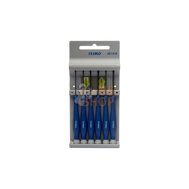 461-6-B;IRIMO;Jeu de tournevis de précision pour vis à fente et vis Phillips®;pièce détachée 461-6-B;IRIMO;Jeu de tournevis de précision pour vis à fente et vis Phillips®;pièce détachée