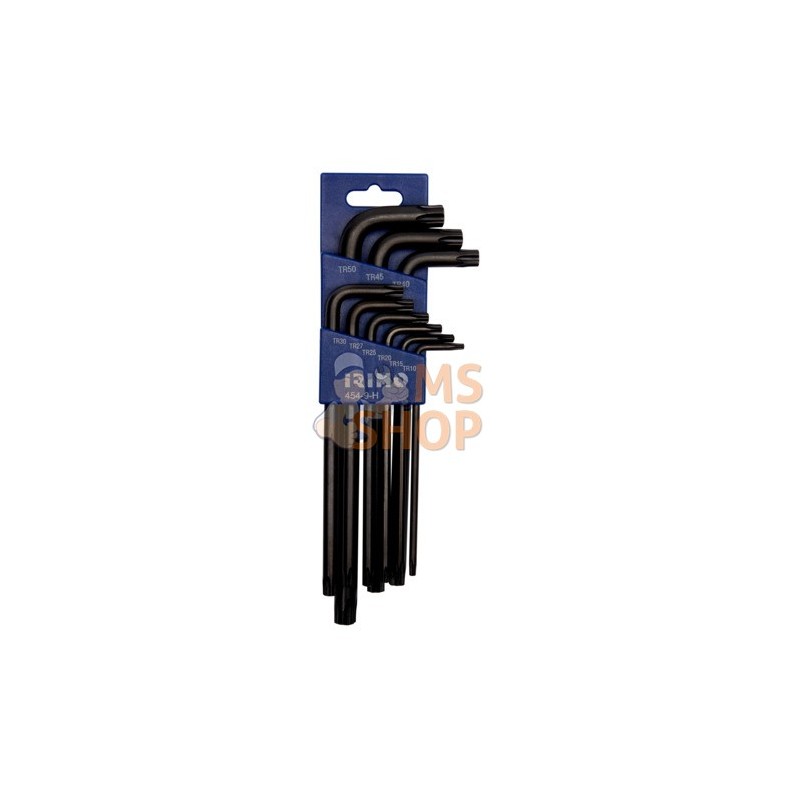 454-9-H;IRIMO;Jeu de clés mâles coudées longues pour vis TORX® Tamper, finition brunie;pièce détachée 454-9-H;IRIMO;Jeu de clés mâles coudées longues pour vis TORX® Tamper, finition brunie;pièce détachée
