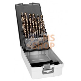4511-SET-25;BAHCO;Jeu de forets Cobalt HSS-E pour le métal - 25 pcs;pièce détachée