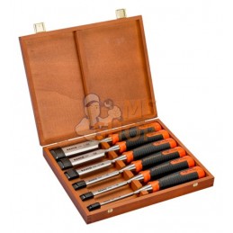 434-S6-EUR;BAHCO;Coffret de 6 ciseaux à bois Ergo™ anti-fissures;pièce détachée