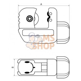 401-16;BAHCO;Coupe-tubes amélioré 16 mm;pièce détachée