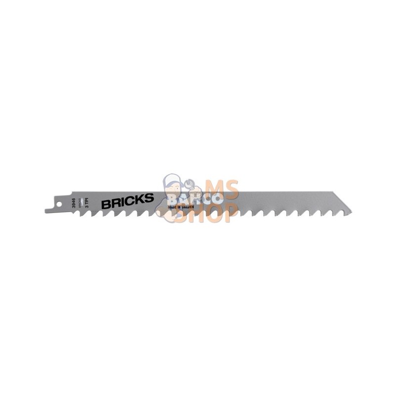 3946-300-6-ST-1P;BAHCO;Lames de scie sabre au carbure pour matériaux en pierre;pièce détachée 3946-300-6-ST-1P;BAHCO;Lames de scie sabre au carbure pour matériaux en pierre;pièce détachée