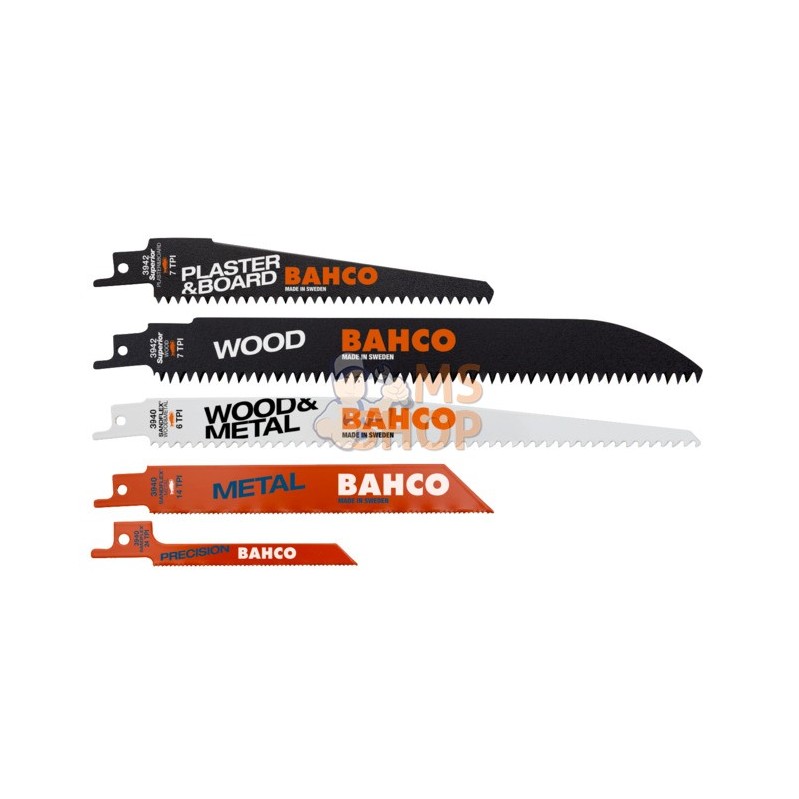 3940-MIX-SET-10P;BAHCO;Jeu de lames de scie sabre pour plâtre, bois et métal;pièce détachée 3940-MIX-SET-10P;BAHCO;Jeu de lames de scie sabre pour plâtre, bois et métal;pièce détachée