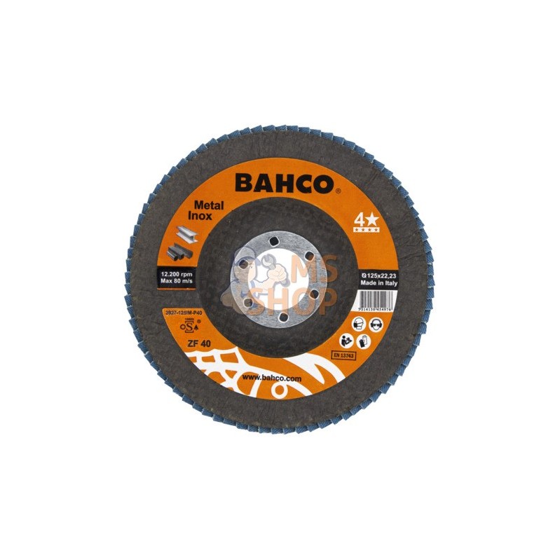 3927-115IM-P60;BAHCO;Disques à lamelles pour l'acier inoxydable et le métal;pièce détachée