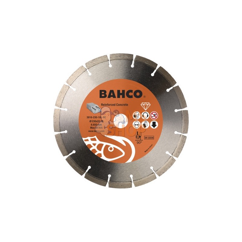 3916-230-10L-RC;BAHCO;Disques diamant pour béton armé;pièce détachée