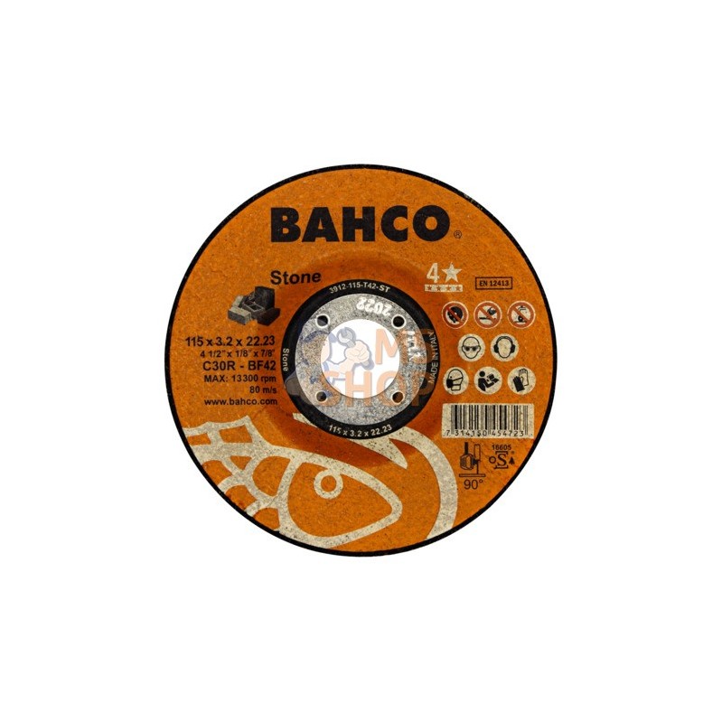3912-230-T42-ST;BAHCO;Disques à tronçonner haute performance pour minéraux;pièce détachée