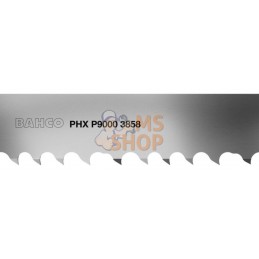 3858-34-1.1-PHX-3/4;BAHCO;Lame de scie à ruban à design unique pour les aciers et les matériaux plus durs pour une meilleure dur