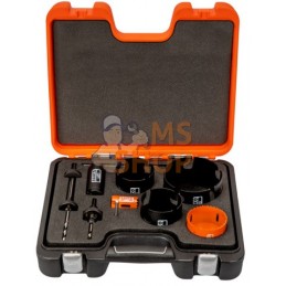 3835-SET-64;BAHCO;Coffret de scies trépans 35 mm-114 mm - 10 Pcs;pièce détachée
