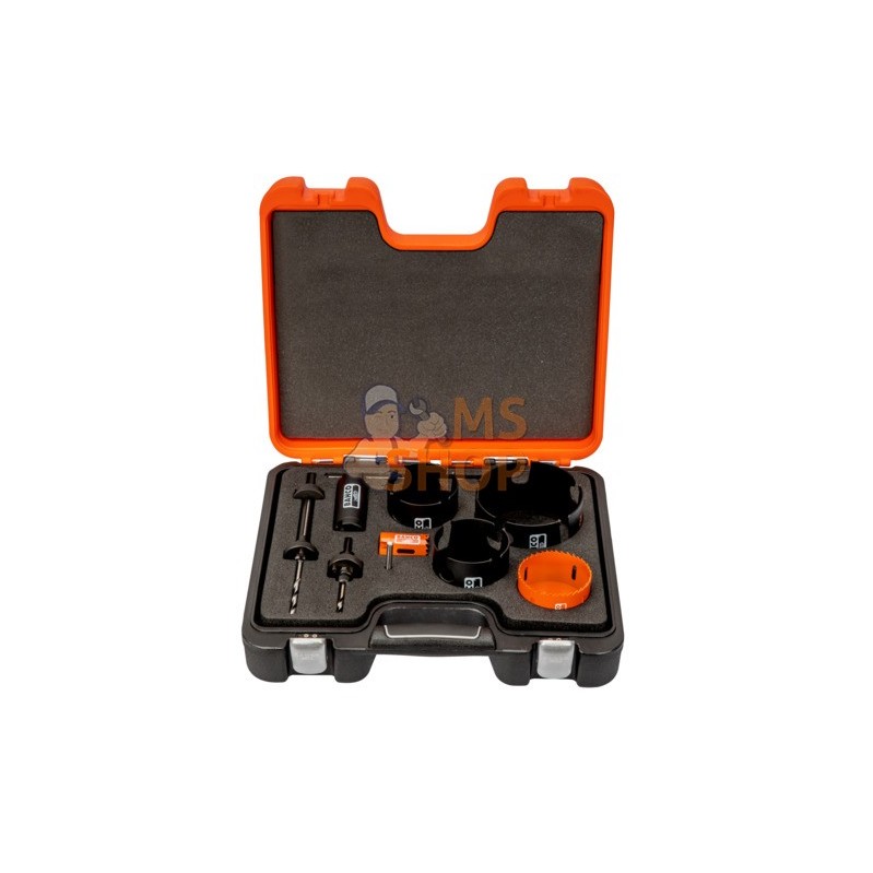 3835-SET-64;BAHCO;Coffret de scies trépans 35 mm-114 mm - 10 Pcs;pièce détachée