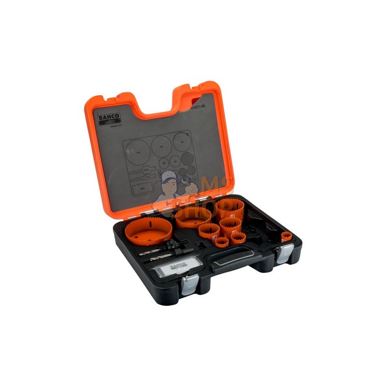 3834-SET-86;BAHCO;Coffrets de scies trépans Sandflex bimétal;pièce détachée