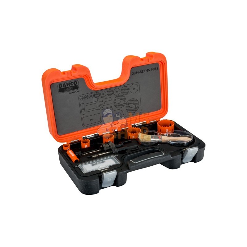 3834-SET-65-16/51;BAHCO;Coffrets de scies trépans Sandflex bimétal;pièce détachée