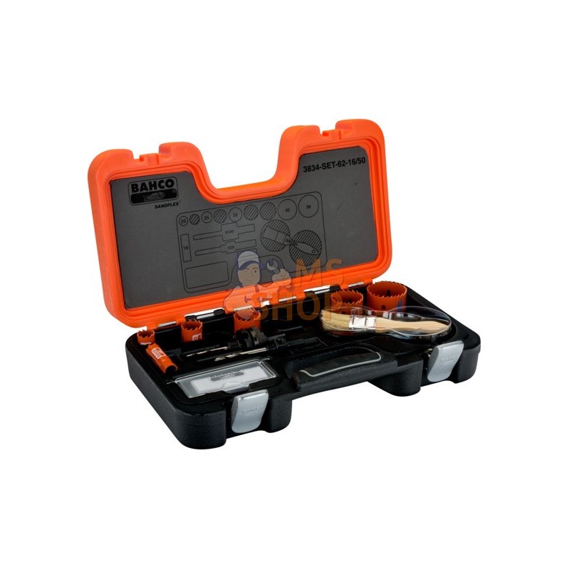 3834-SET-62-16/50;BAHCO;Coffrets de scies trépans Sandflex bimétal;pièce détachée