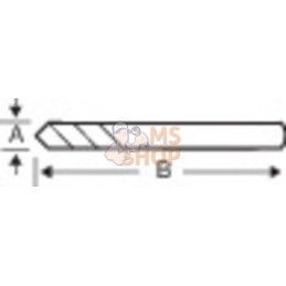 3834-DRL;BAHCO;Foret pilote HSS pour arbres supports;pièce détachée