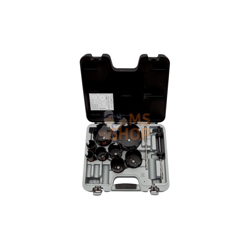 3833-SET-303;BAHCO;Coffret de scies trépans multi-usages Superior™ 35 mm-114 mm - 11 pcs;pièce détachée