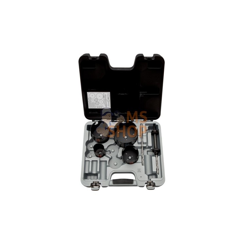 3833-SET-302;BAHCO;Coffret de scies trépans multi-usages Superior™ 51 mm-111 mm - 7 pcs;pièce détachée