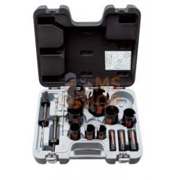 3833-SET-208;BAHCO;Coffret de scies trépans multi-usages Superior™ 19 mm-76 mm - 15 pcs;pièce détachée